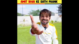 Prank on Crazy xyz 😲|| Amit Bhai per Prank #shorts