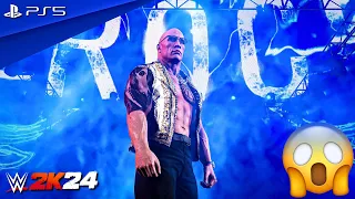 WWE 2K24 - The Rock & Roman Reigns vs. Cody Rhodes & Seth Rollins - WrestleMania XL | PS5™ [4K60]