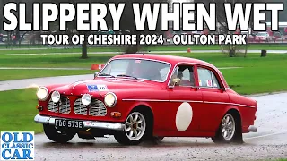 The TOUR OF CHESHIRE 2024 old cars in action