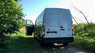 Renault master 2021- езда по трассе