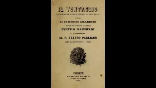 Pietro Raimondi (1786-1853) - IL VENTAGLIO (1831) Parte I