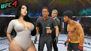 Star Rina vs. Bruce Lee (EA sports UFC 4) - rematch