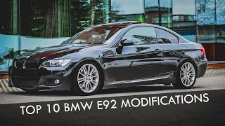 TOP 10 MODIFICATIONS - BMW E92 | 4K 60FPS