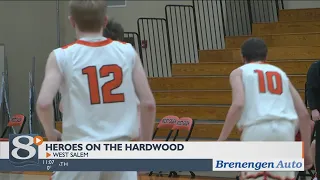 Local parents help safe life of referee who collapsed at basketball game