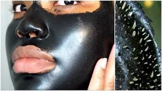 FIRST TIME USING A BLACK PEEL OFF MASK | SHILLS