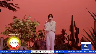 Taehyung Dynamite & Butter GMA performance | BTS V