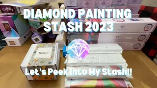 Diamond Painting Stash | Let's Peek Into My Stash!!