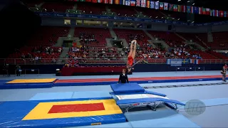 MILLER-BURKO Jordyn (CAN) - 2017 Trampoline Worlds, Sofia (BUL) - Qualification Double Mini R1