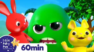 Rainbow Hopping Bunnies Happy Easter +More Nursery Rhymes and Kids Songs | Little Baby Bum