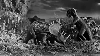 The Lost World (1925 movie) with sound effects added!