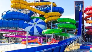 Waterslides at Aquapark Fala in Poland