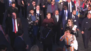 SPIDER-MAN: Far From Home  Premiere Jib B-Roll || #SocialNews.XYZ