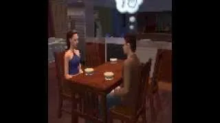 The sims 2-Eating at dinner..special edition