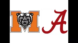 2017 Mercer at #1 Alabama (Highlights)