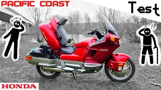 "Test" MOTOMOBILE la fusion entre moto et automobile  😮 " Honda PC-800 Pacific Coast de 1990"