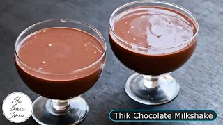 Thick Cold Chocolate Milkshake | Hershey's Style Chocolate Milkshake Recipe ~ The Terrace Kitchen