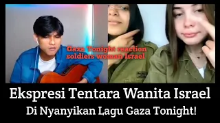 Ekspresi Tentara Wanita Israel Saat Dinyanyikan Lagu Gaza Tonight, Sangat Di Luar Dugaan!