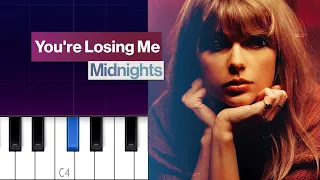 Taylor Swift - You're Losing Me | Piano Tutorial