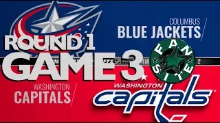 Washington Capitals @ Columbus Blue Jackets | Round 1 | Game 3