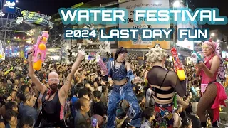 SONGKRAN WATER Festival chiangmai 2024 THAPHAE Road 14-15th April Last Day Fun!