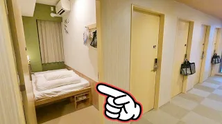 京都の鍵付き完全個室カプセルホテル😴🛏 THE POCKET HOTEL 京都四条烏丸👘🇯🇵 ポケットホテル