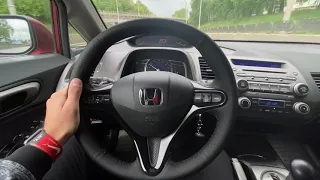 Перешив салона и руля в Honda civic 4d своими руками.