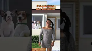 A mulher só queria adotar um cachorro kkkk