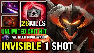 BRUTAL Invisible 1 Shot Crit Chaos Knight Super Carry with Silver Edge Heart Instant Delete Dota 2