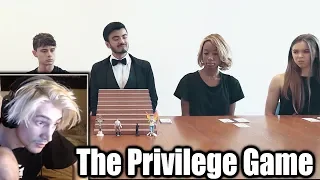 xQc Reacts to The Privilege Game by Neel Kolhatkar | with Chat!