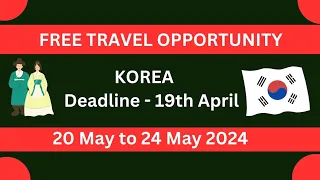 Free Korea tour for 5 days🇰🇷