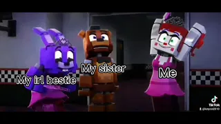 Bonnie and circus baby dancing but its me and mah bestie credit @ZAMinationProductions not my vid