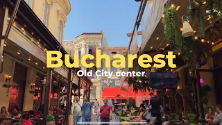 4K Bucharest Old City Center Walking Tour