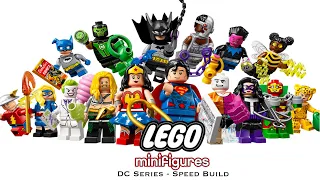 DC Minifigures • All 16 • 𝟳𝟭𝟬𝟮𝟲 #legostopmotionbuild #legominifigures