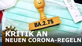 CORONA-KRITIK: Bund setzt im Herbst auf Masken, Tests und Impfung