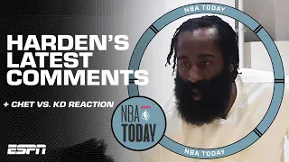 Reacting to James Harden's latest comments & the Chet Holmgren vs. KD pickup video | NBA Today