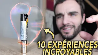 10 expériences incroyables (à refaire) !