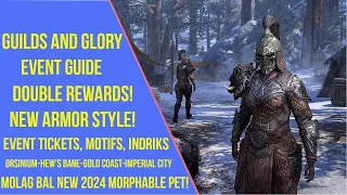 Earn Double Rewards and Event Tickets with the Guilds and Glory Celebration Event in ESO 2024