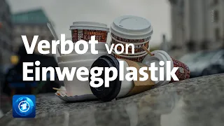 Deutschland setzt EU-Verbot von Plastikartikeln um