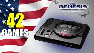 The SEGA Genesis Mini Project - All 42 Games  (40 + 2 Bonus Games) Every Game (US)
