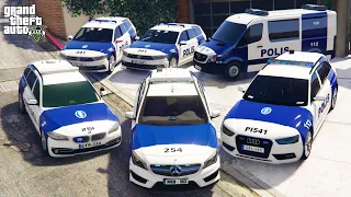 GTA 5 - Stealing Finnish Police Department Vehicles with Franklin! | (Real Life Cars) #99