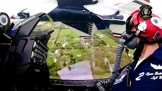 Awesome Pilot Skill | US Air Force Thunderbirds F-16 Fighter Jet Cockpit View