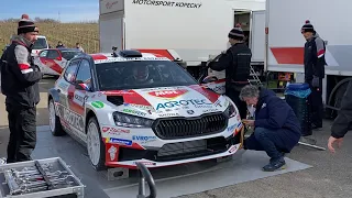 Jan Kopecký - test Škoda Fabia RS Rally2 29.3.2023 před Valašská Rally 2023