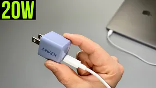 Anker Nano 20W Charges MacBook Pro!