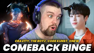 Cravity x The Boyz x Code Kunst x Onew Comebacks | REACTION