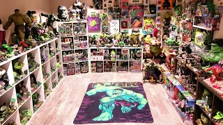 Largest Hulk Collection!!! (2024) Toys, action figures, and statues Room Tour!