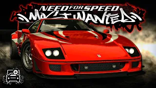 NFS Most Wanted | Ferrari F40 Extended Customization & Gameplay [1440p60]