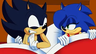 SONICA & DARK SONIC SLEEP TOGETHER! - [Sonic Comic Dub]