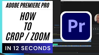 Crop video in 12 seconds - Adobe Premiere Pro - EASY TUTORIAL