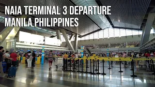 Philippines - Manila NAIA Terminal 3 Departure - Airport Walkthrough | Virtual Tour