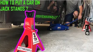 How to put a car on jack stands